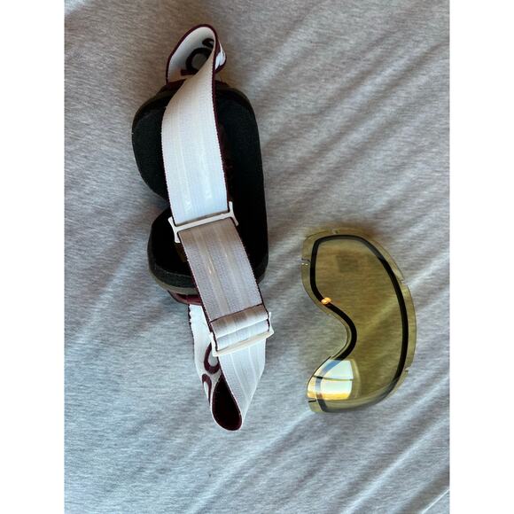 Poc Lobes ski snowboard goggles mid & low light lenses maroon strap snow winter - Picture 6 of 11